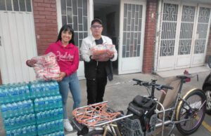 Cuando la solidaridad también rueda en bicicleta