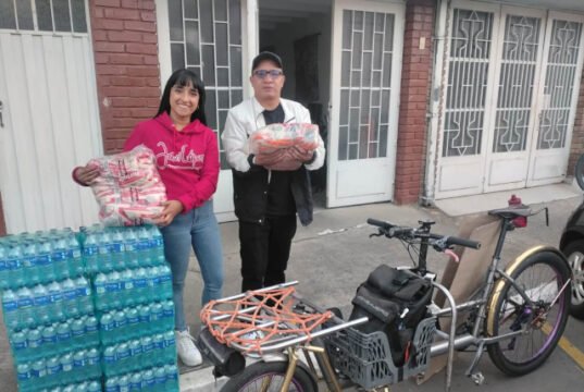 Cuando la solidaridad también rueda en bicicleta